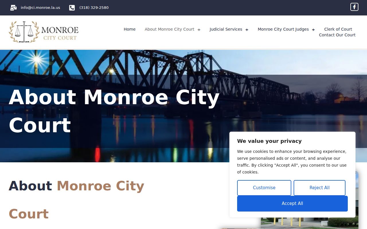 Monroe court records jurisdiction and clerk repository information