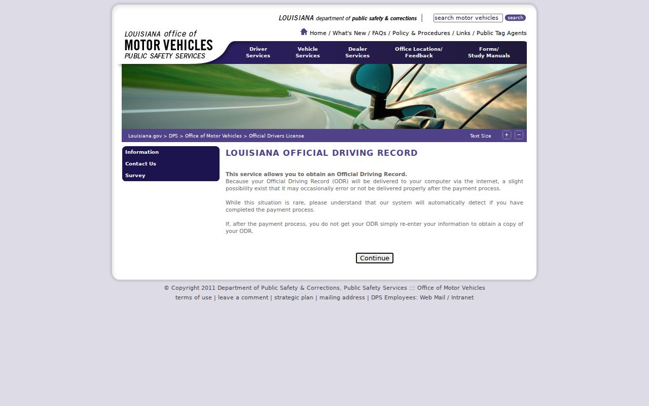 Ouachita traffic court records compared with Louisiana OMV official driver record service